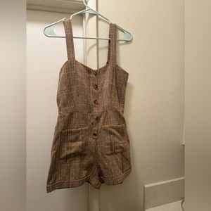Plaid romper. Brand new never worn.